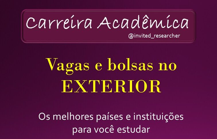 Vagas e bolsas no exterior